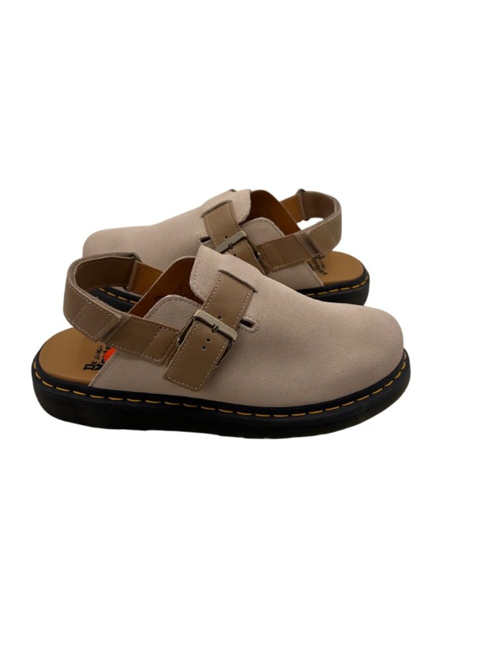 Dr. Martens Unisex Mens Size 11 Faux Leather Jorge II Beige Suede Sandals - Picture 6 of 14